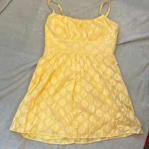 Yellow Polka Dot Sundress